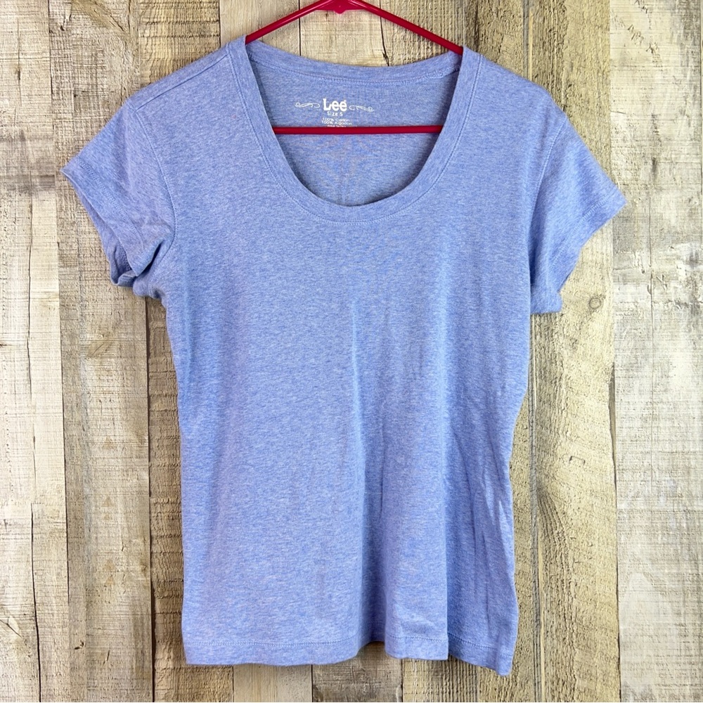 Lee Small Light Blue Short Sleeve Crewneck T-Shirt